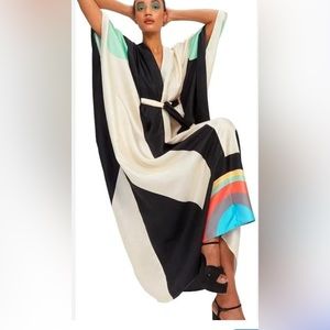 Casual Satin Silk Swim Cover-Ups,
